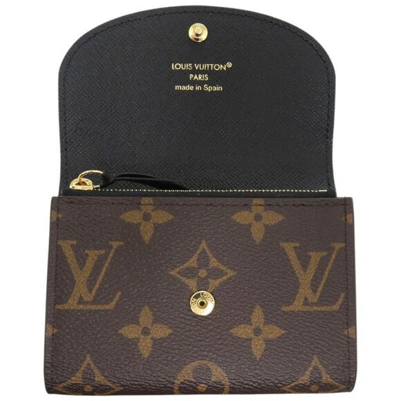 Louis Vuitton Portomone Rosalie Monogram Reverse M82333 Canvas Brown Coin Case - Picture 5 of 10